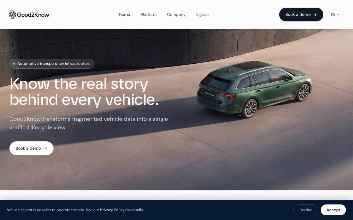 Good2Know website preview
