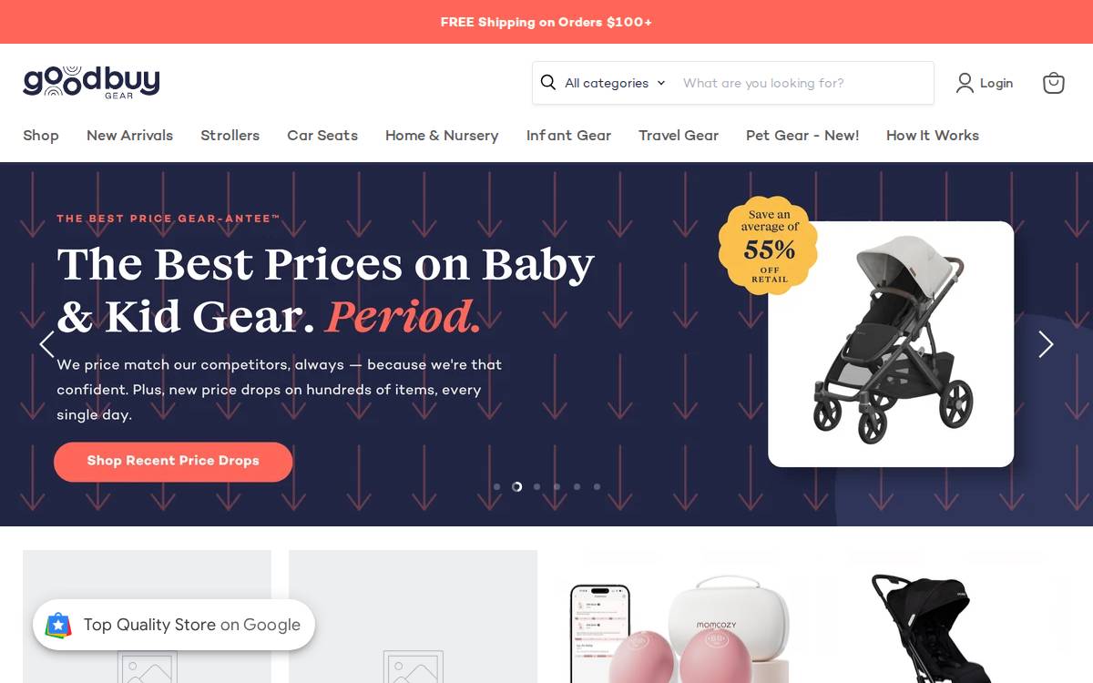 Good Buy Gear website preview