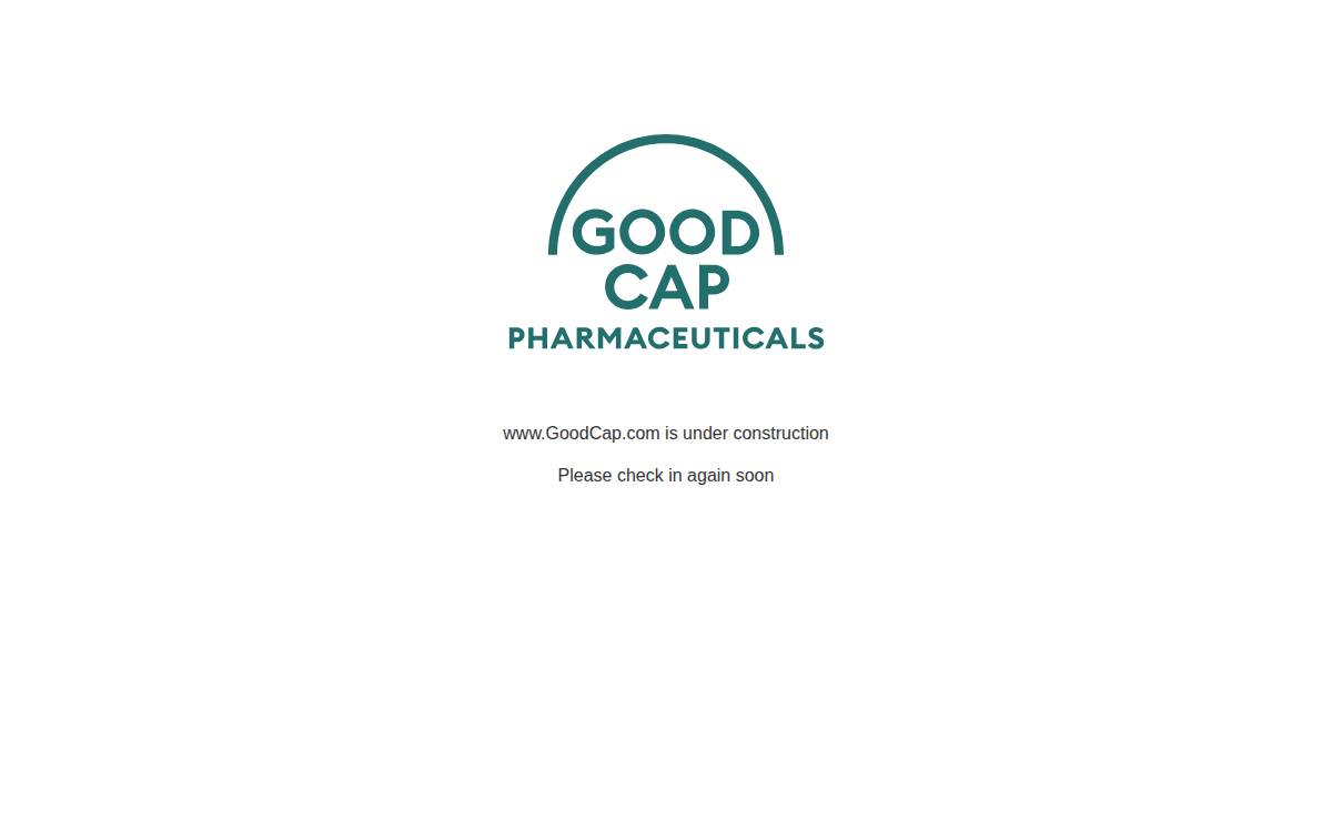 GoodCap website preview