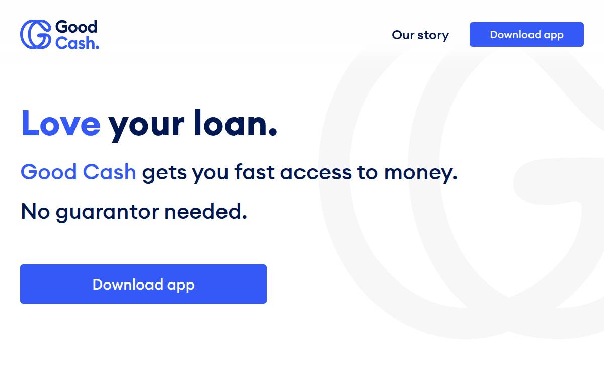Goodcash website preview
