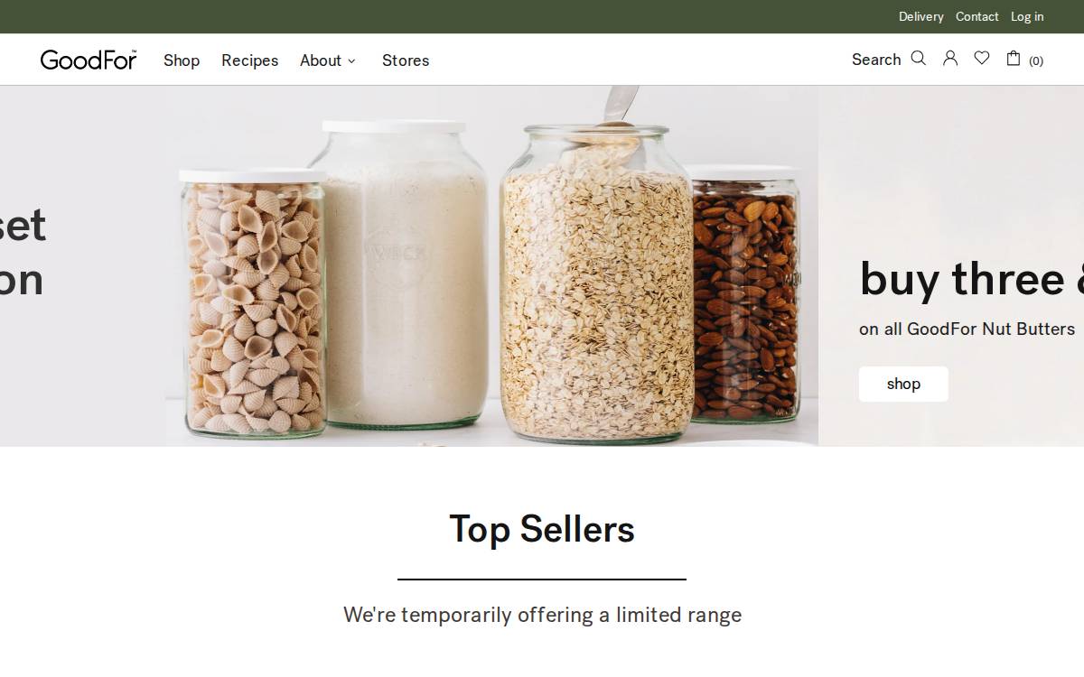GoodFor website preview