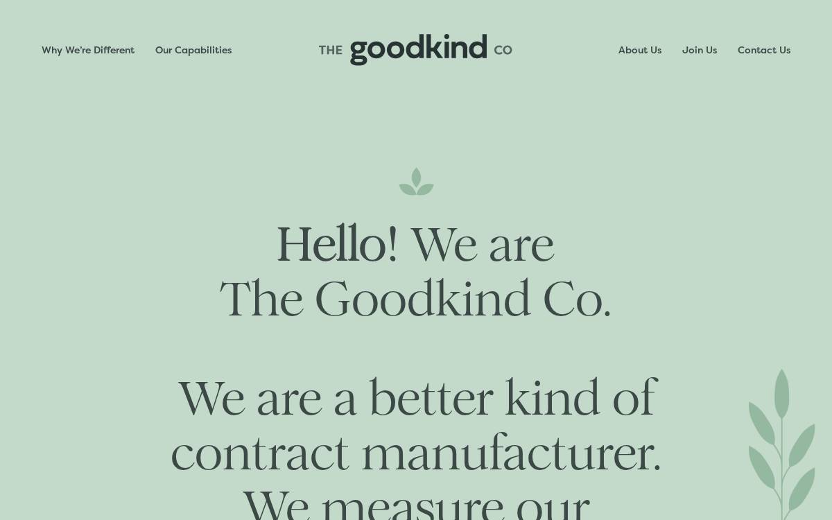 Goodkindco website preview