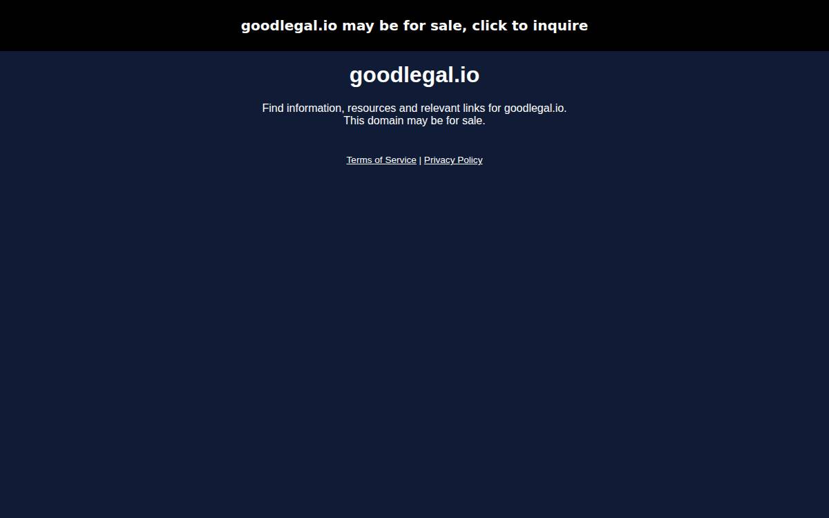 Goodlegal website preview