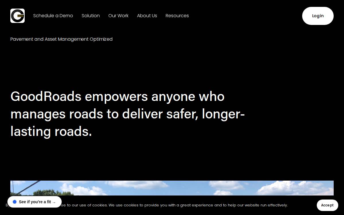 GoodRoads website preview