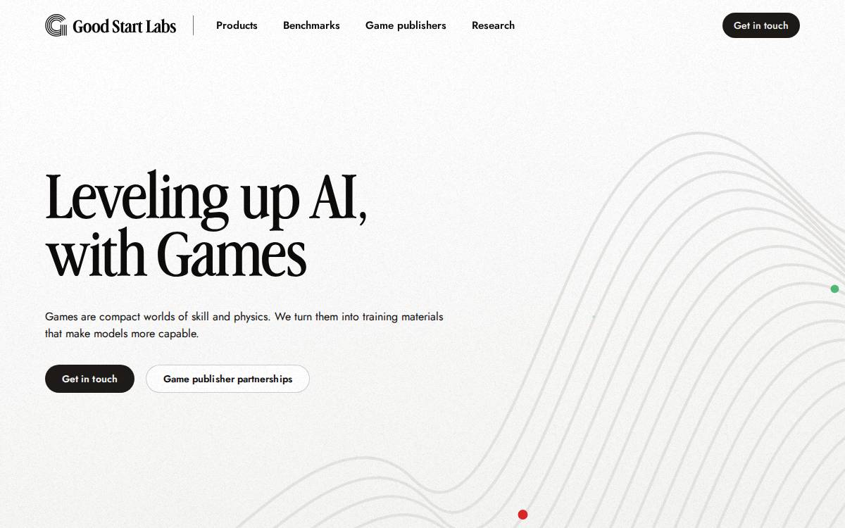 Good Start Labs website preview