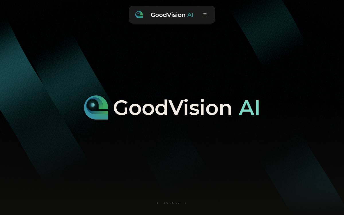GoodVision AI website preview