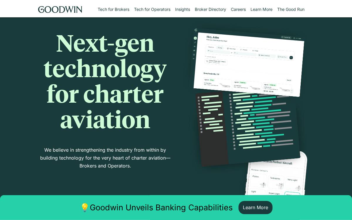 Goodwin Company website preview