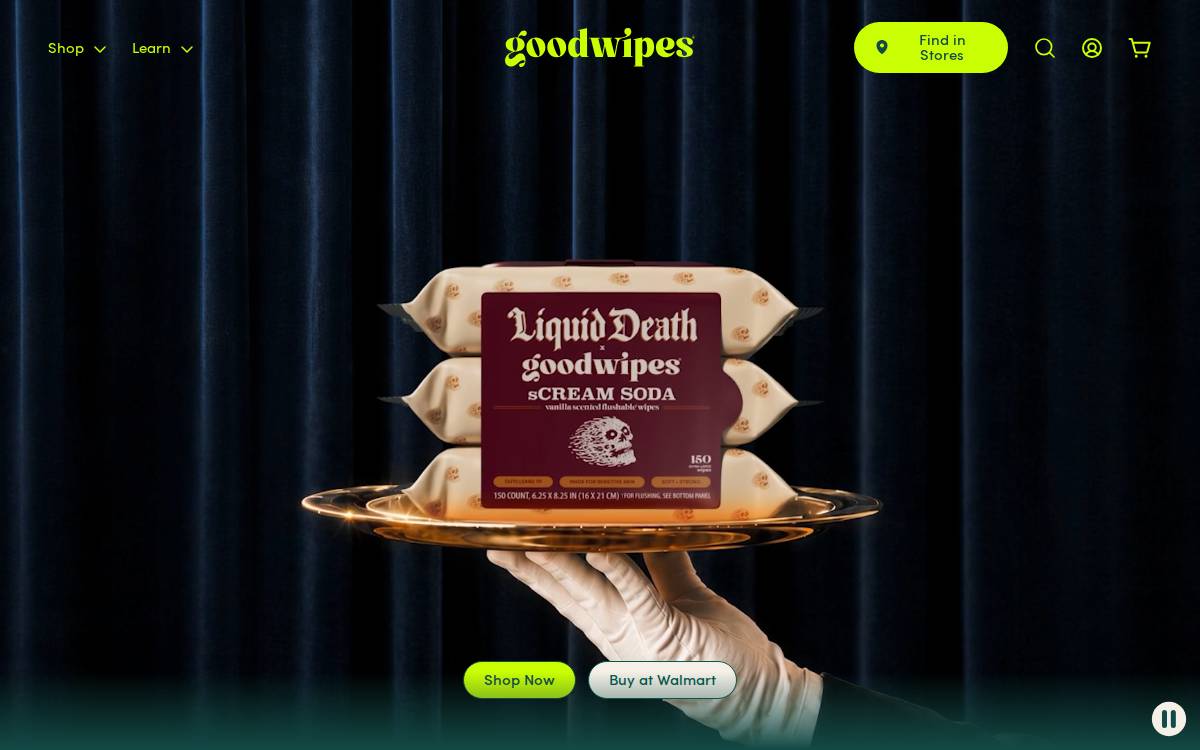 Goodwipes website preview