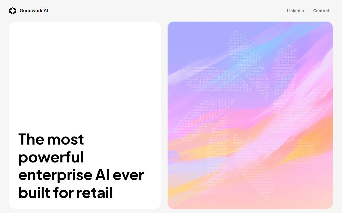 Goodwork Ai website preview