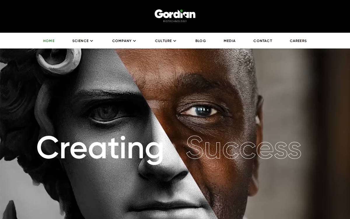 Gordian Untangle Complex Disease website preview
