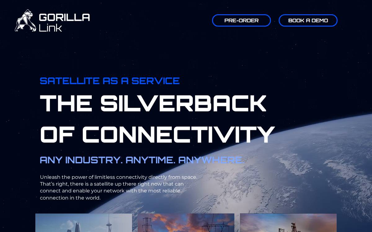 Gorilla Link website preview