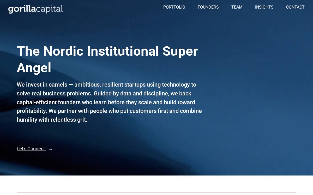 Gorillacapital website preview