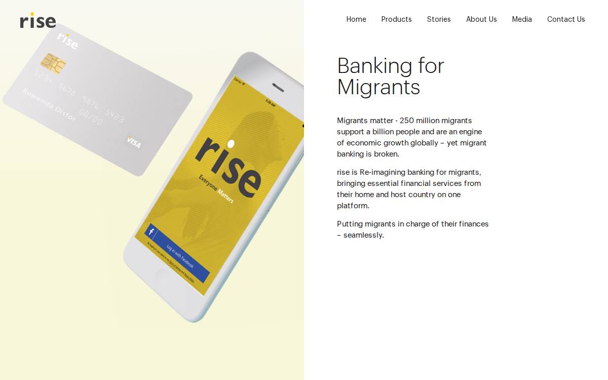 Gorise website preview