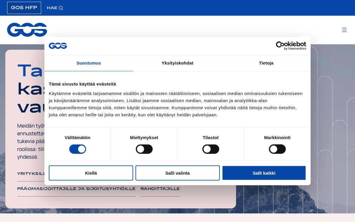 Gos website preview