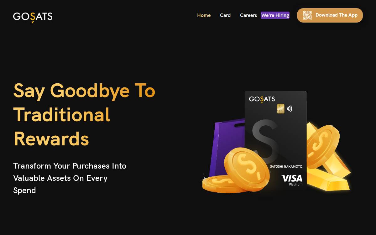 GoSats website preview