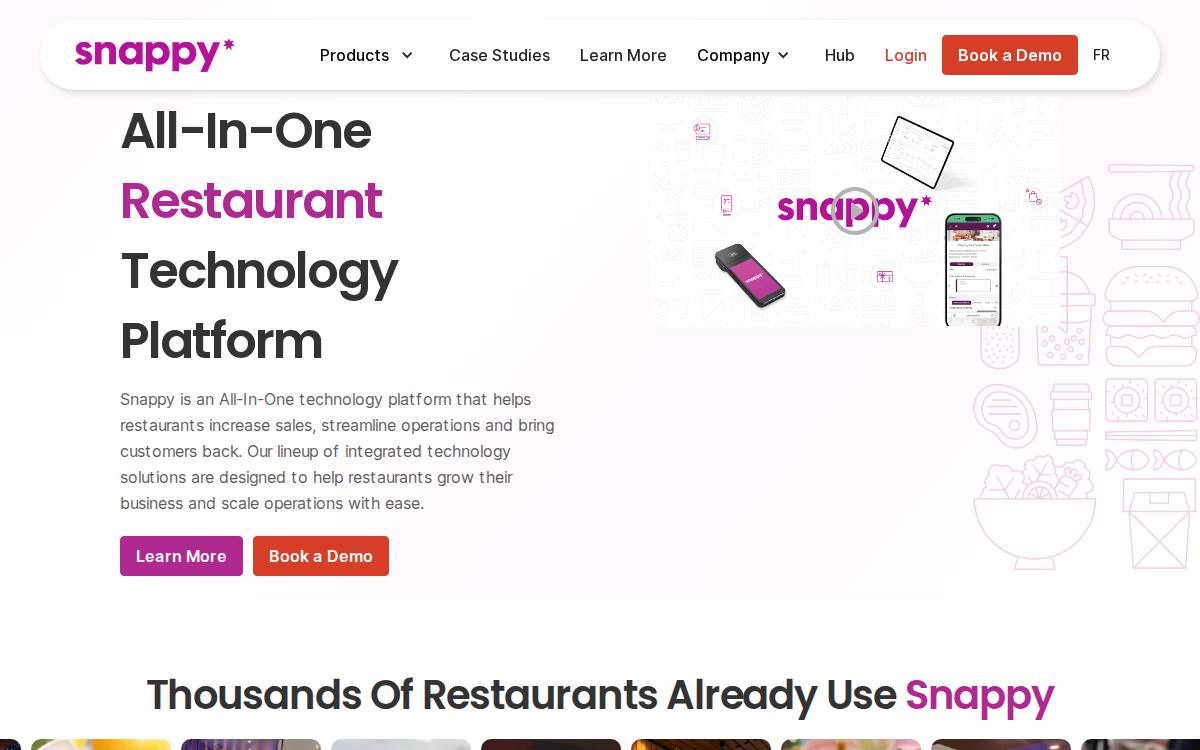 Gosnappy website preview