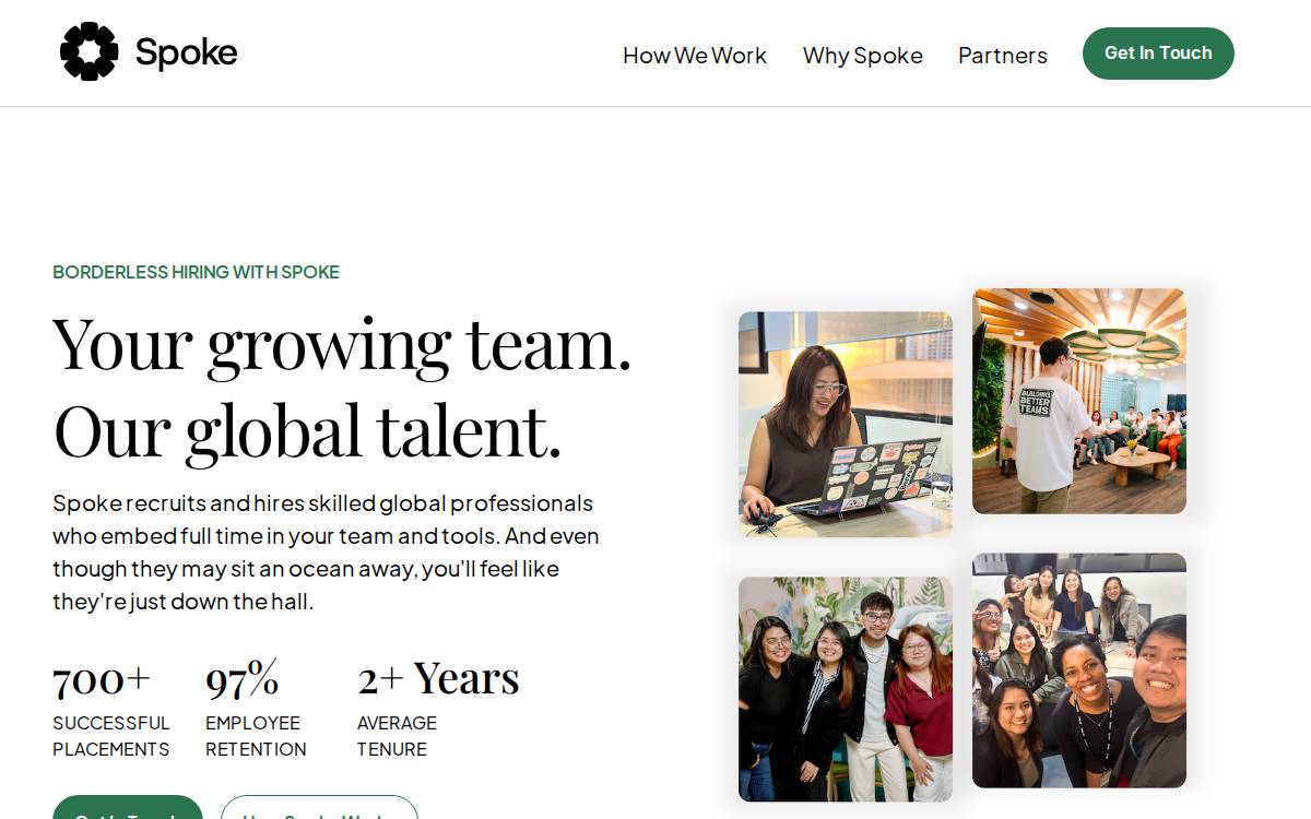 Gospoke website preview