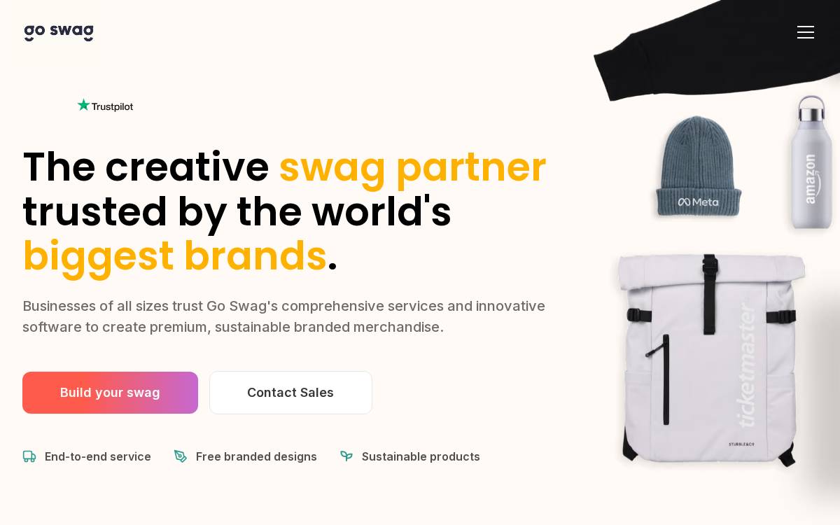 GoSwag website preview