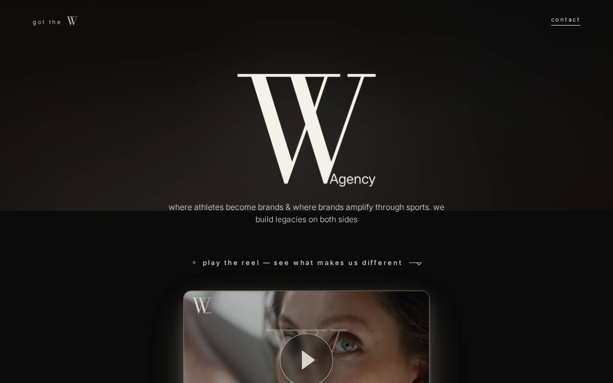 Got The W website preview