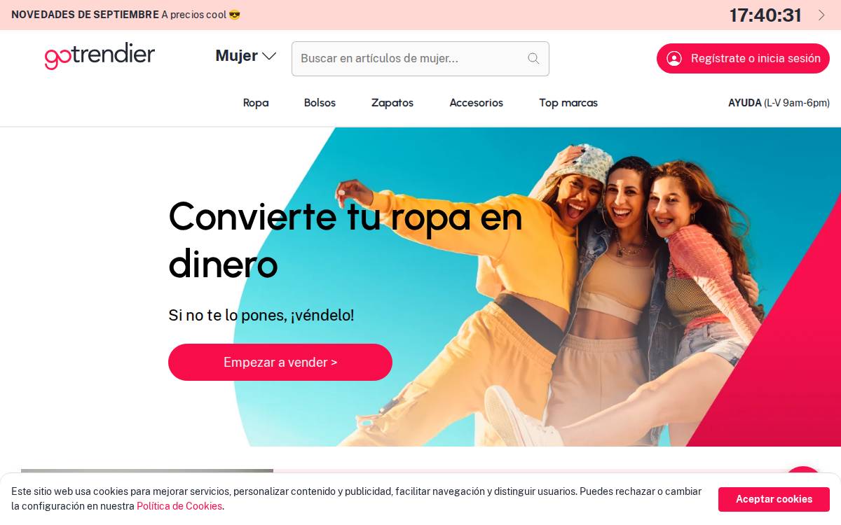 GoTrendier website preview