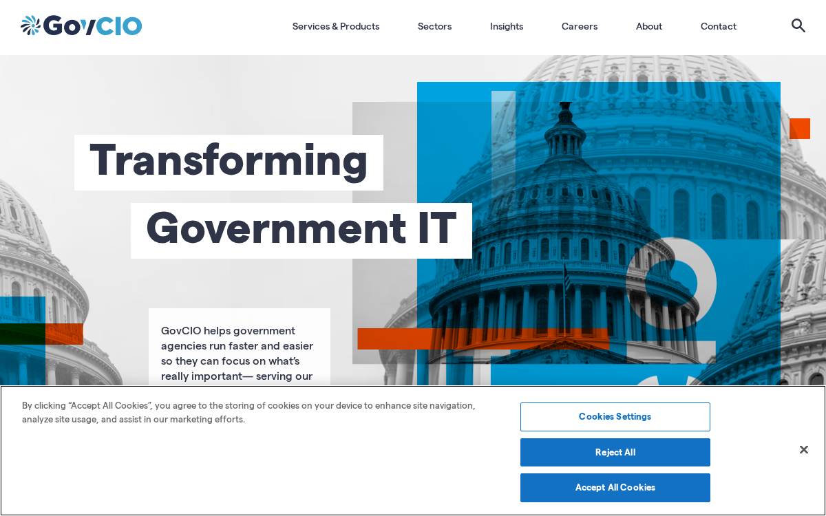 Governmentcio website preview