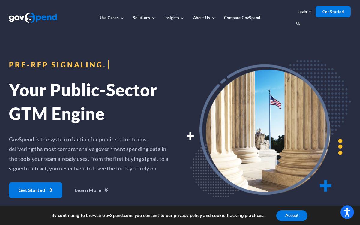 GovSpend website preview