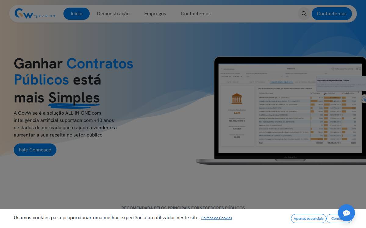 Govwise website preview