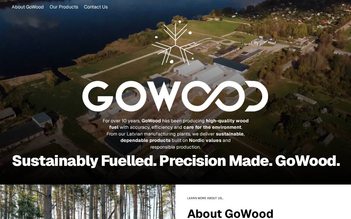 Gowood website preview