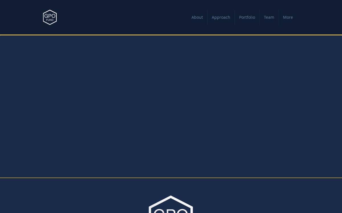 Gpofund website preview