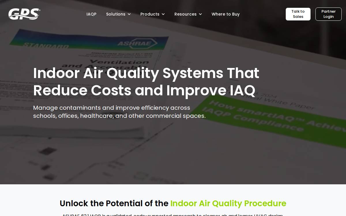 Gpsair website preview