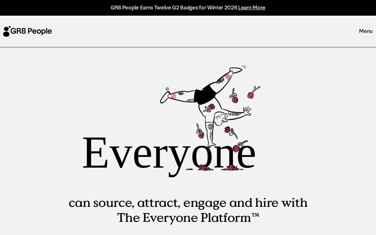 gr8 People website preview