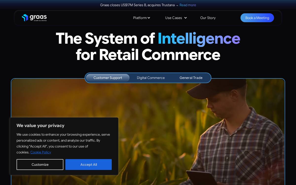 Graas website preview