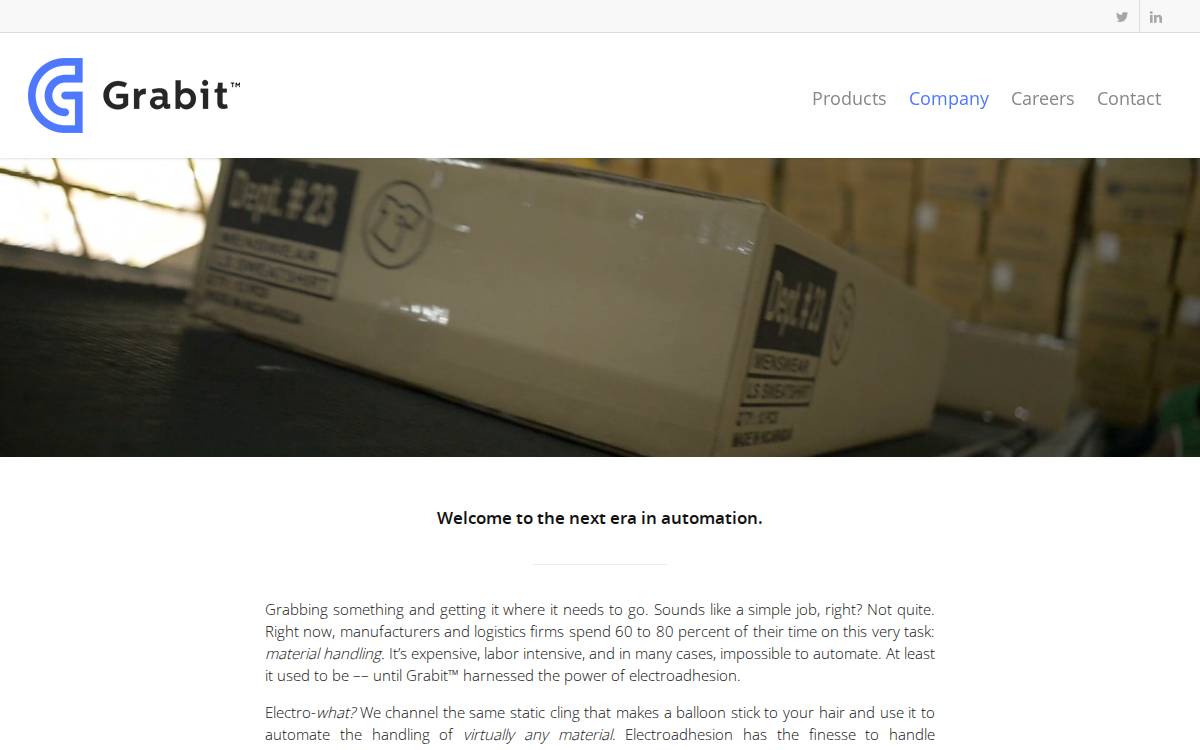 Grabit website preview