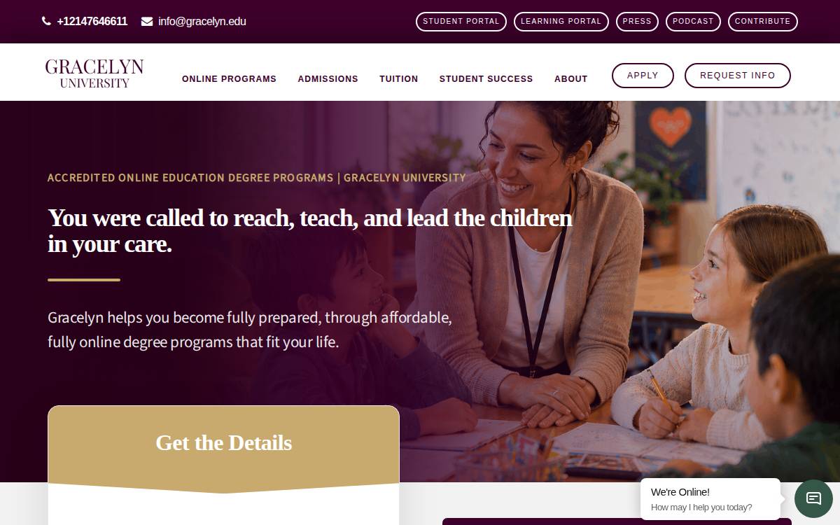 Gracelyn website preview