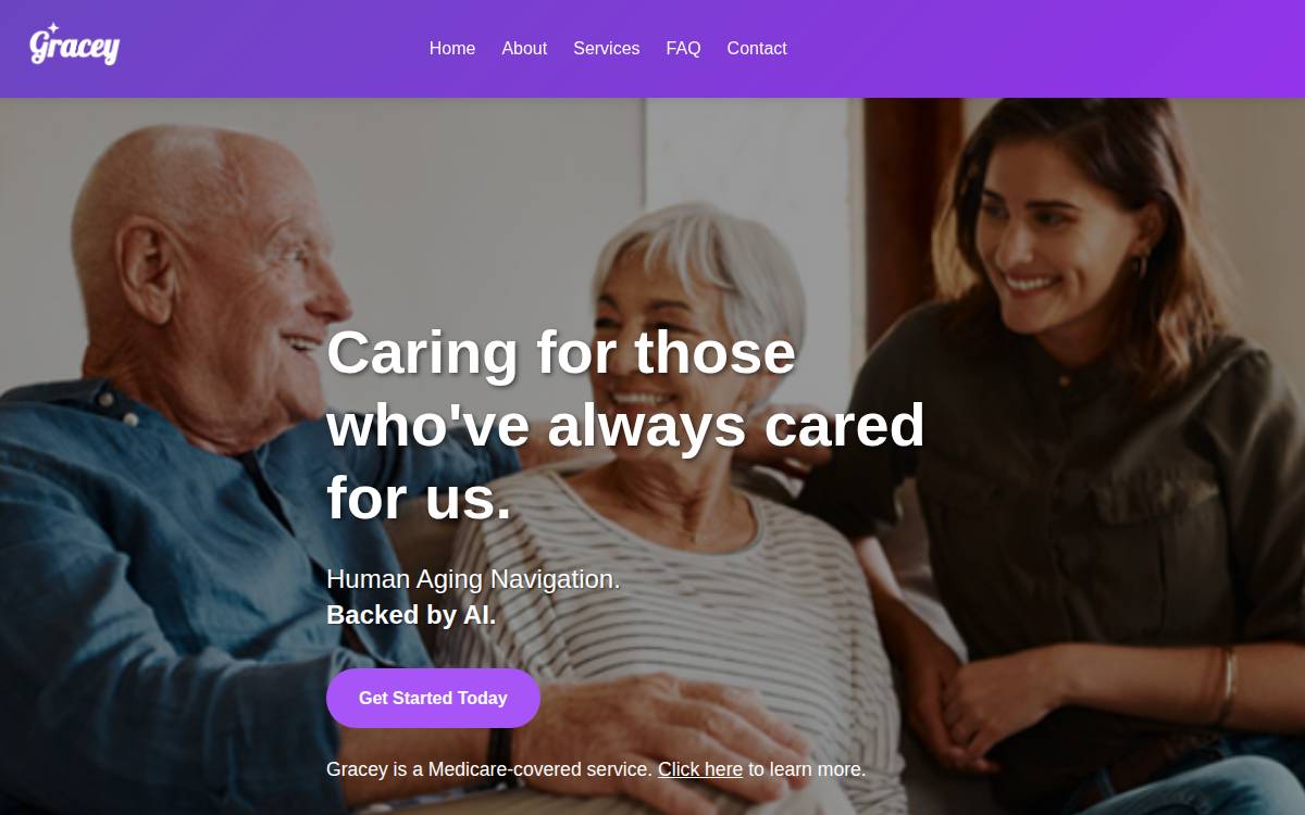 Gracey Care website preview