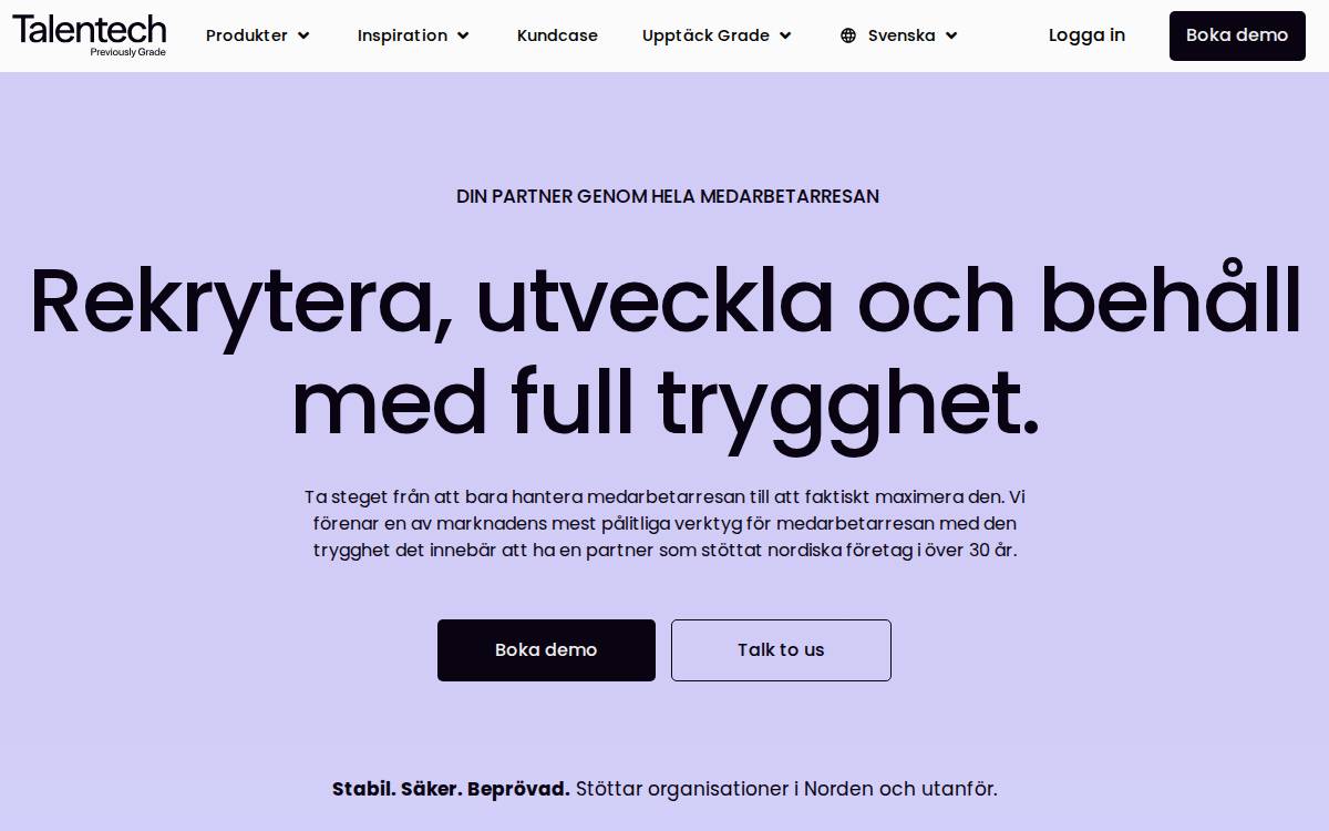 Grade website preview