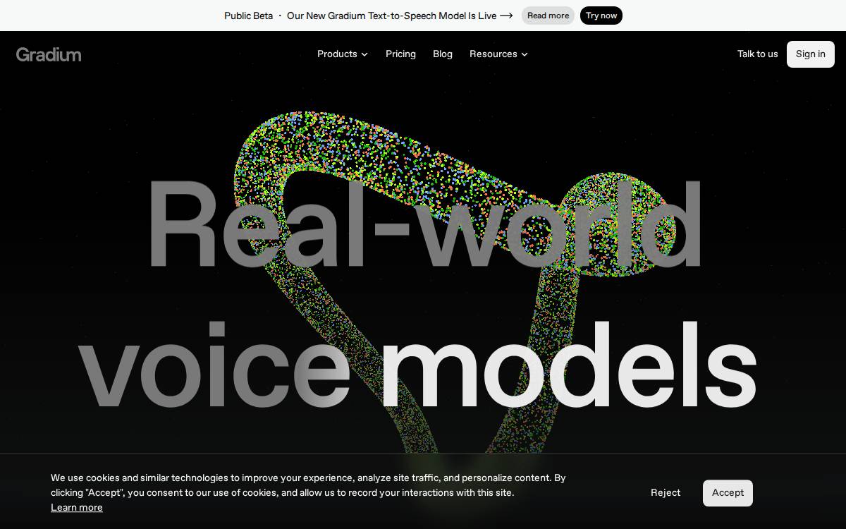 Gradium website preview