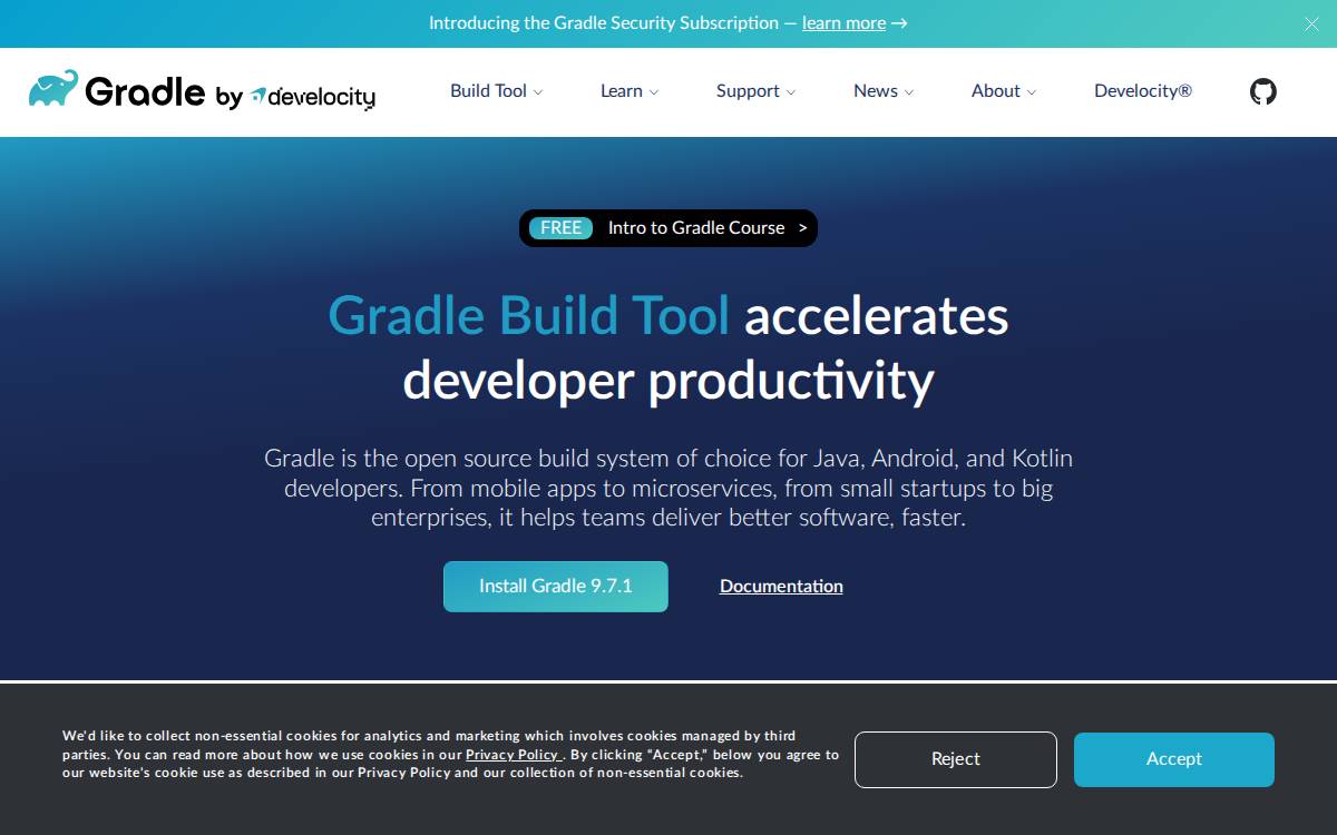 Gradle website preview