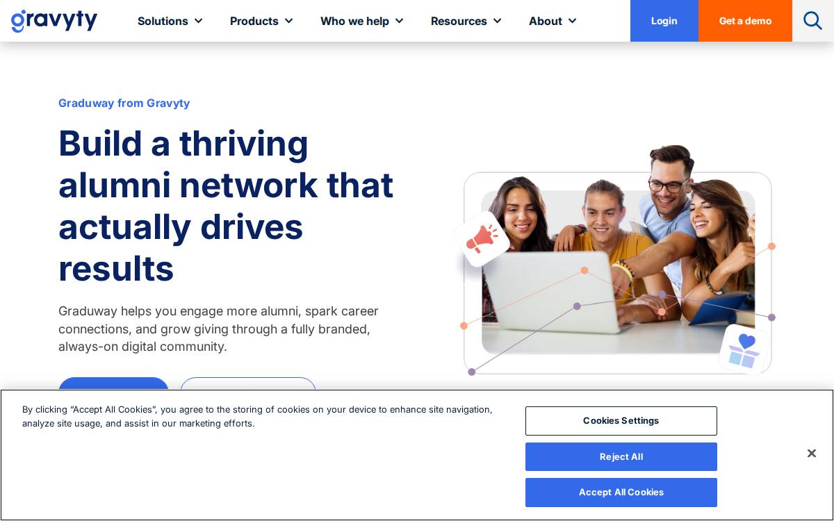 Graduway website preview
