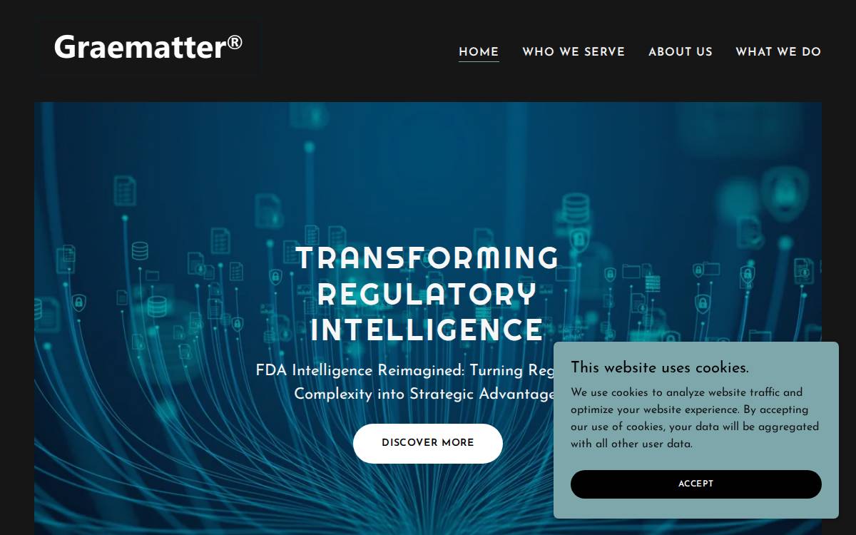 Graematter website preview