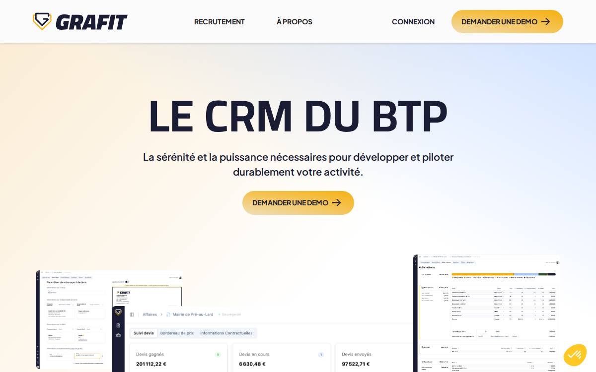 Grafit website preview