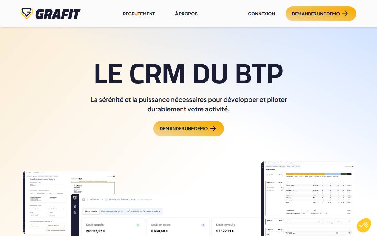 Grafit website preview