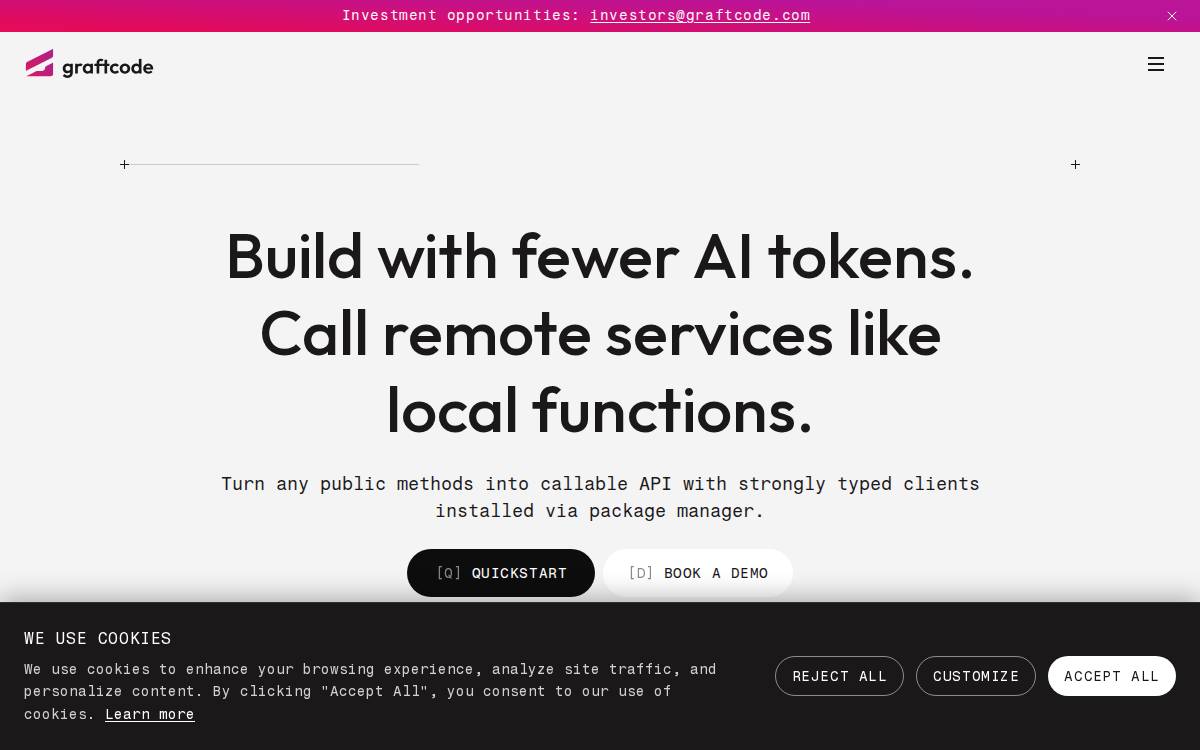 Graftcode website preview