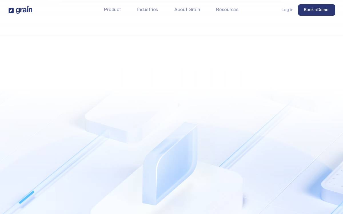 Grain website preview