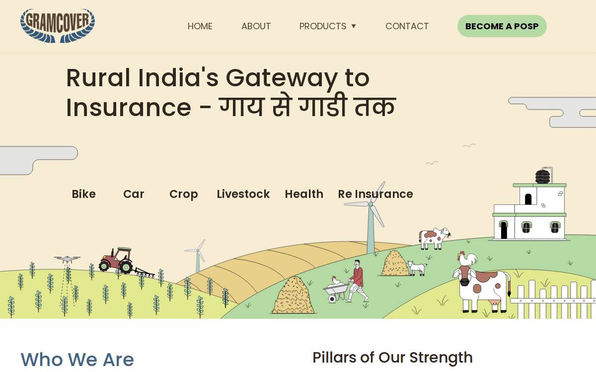 GramCover website preview