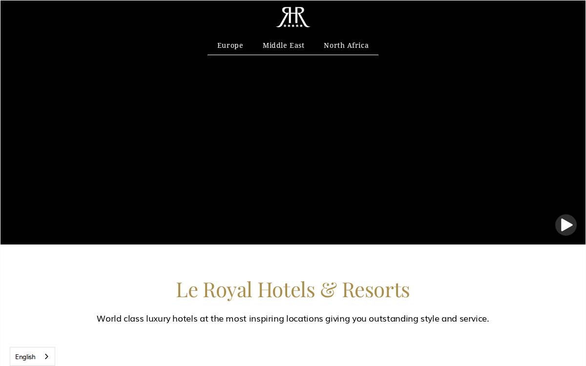 Grand Hotel Villa de France website preview