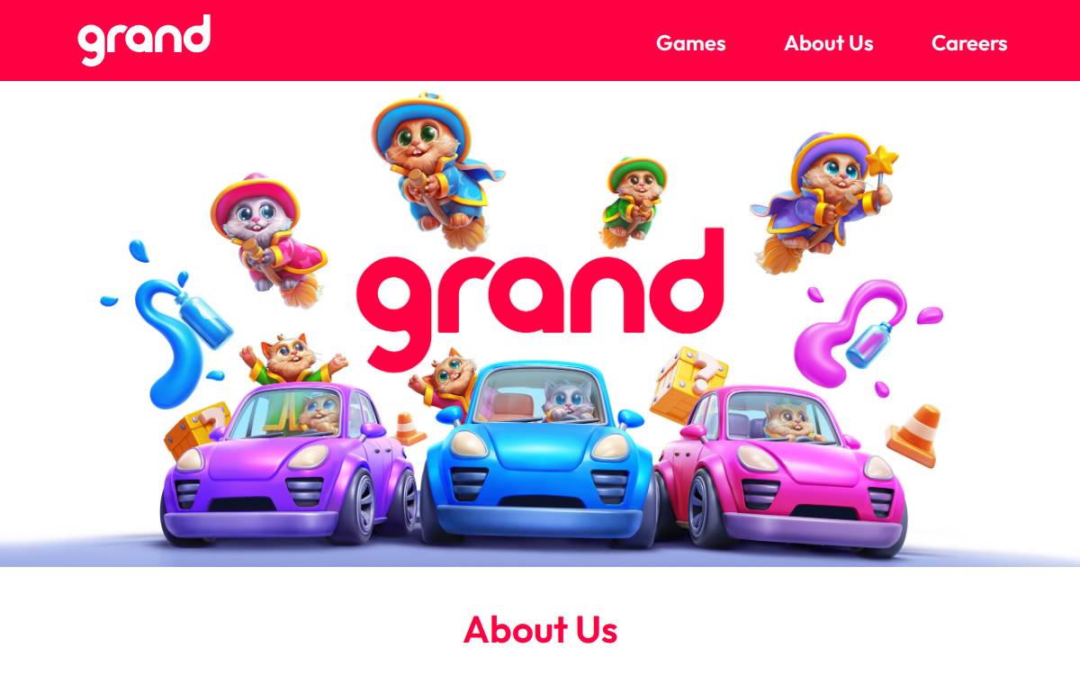 Grand website preview