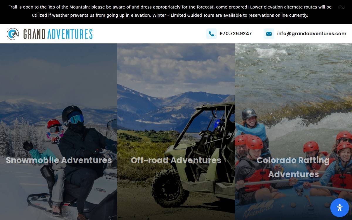 Grandadventures website preview