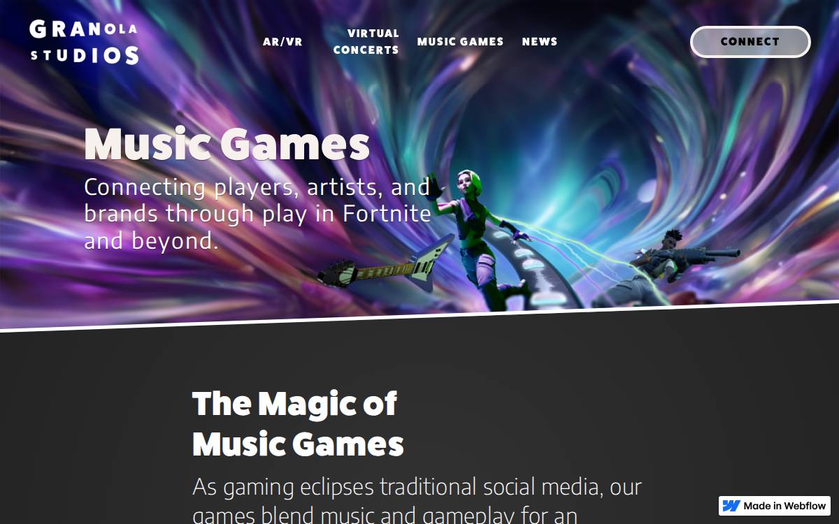 Granolastudios website preview