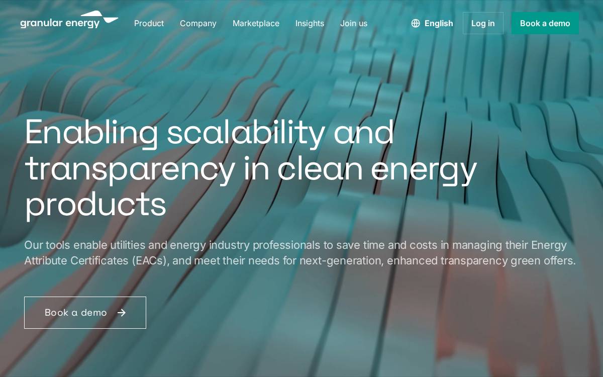 Granular Energy website preview